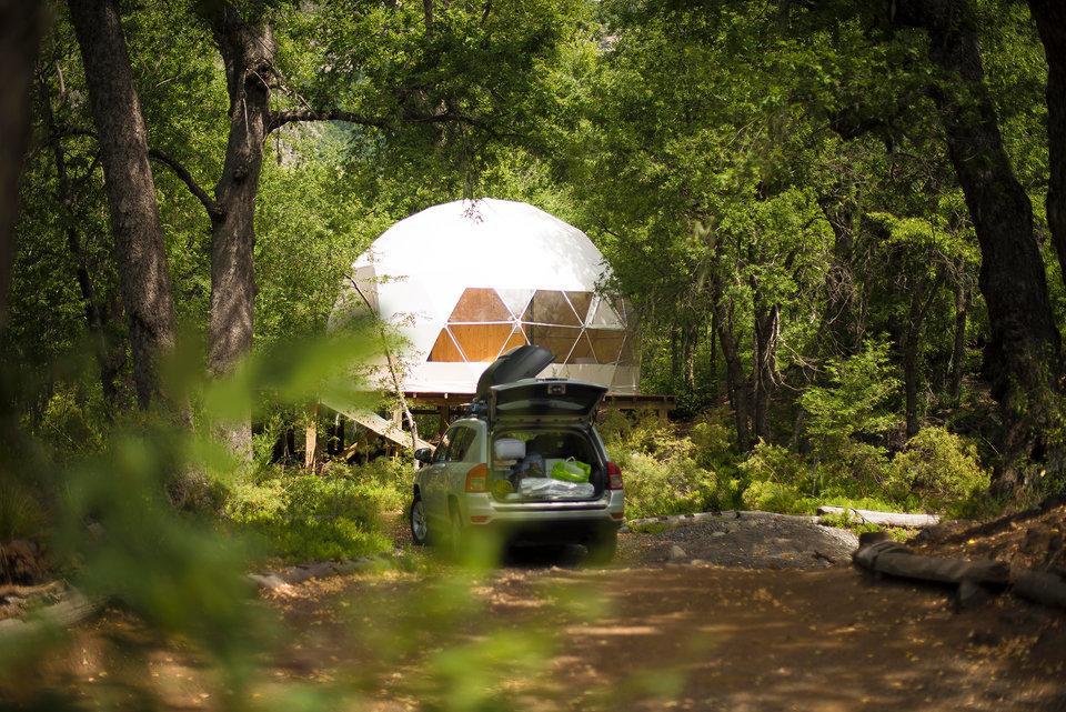 Glamping Domos Treepod Hotel Las Trancas Exterior photo